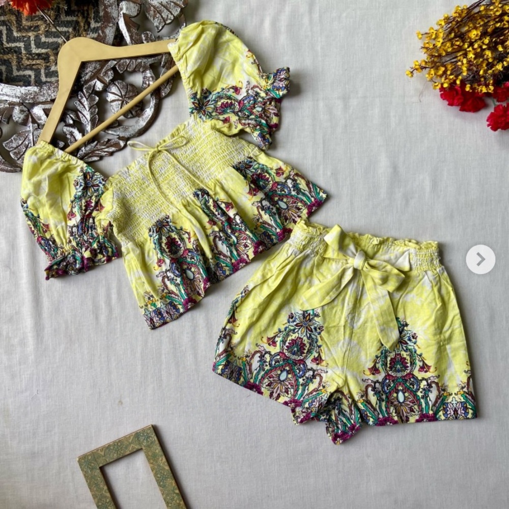 Resort Coordinating Yellow Set
